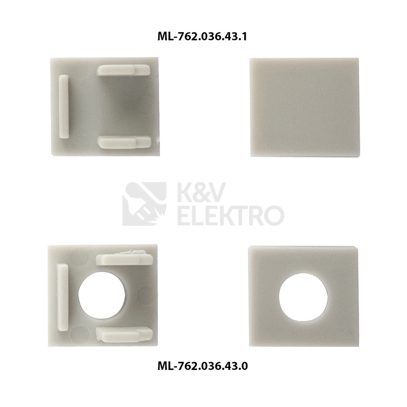 Obrázek produktu Vestavný hliníkový profil McLED AG pro sádrokarton 53x14mm včetně mléčného difuzoru 1m ML-761.036.43.1 3