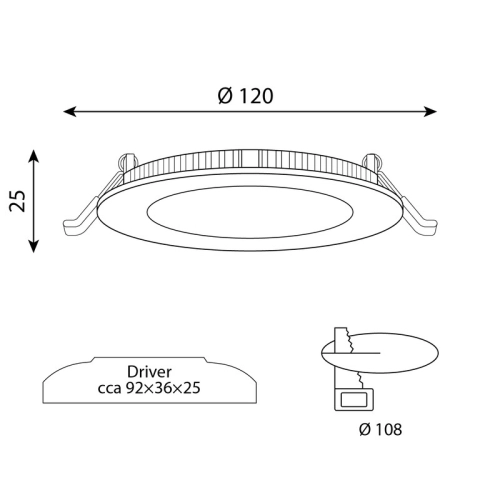 Podhledové LED svítidlo McLED Toro R9 9W 3000K ML-412.067.33.0 (obrázek 10)