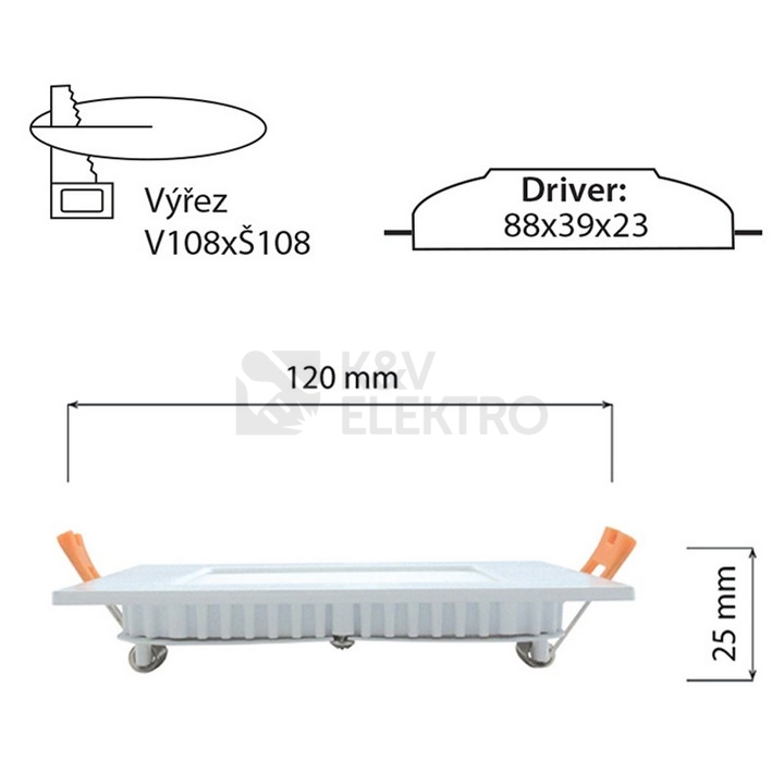 Obrázek produktu Podhledové LED svítidlo McLED Toro S9 9W 3000K ML-412.064.33.0 1