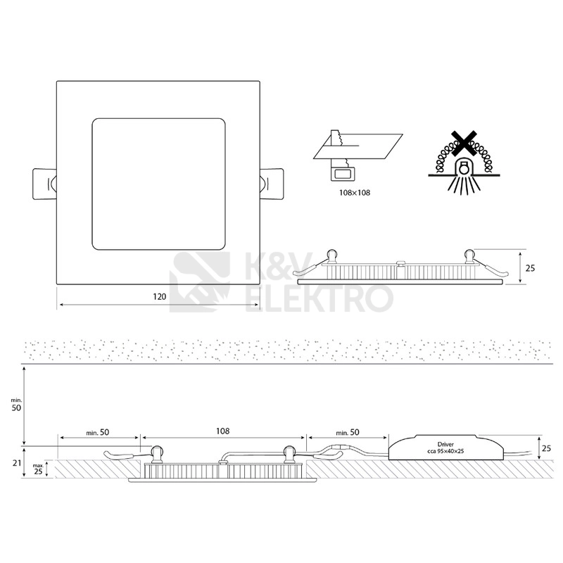 Obrázek produktu Podhledové LED svítidlo McLED Toro S9 9W 3000K ML-412.064.33.0 8