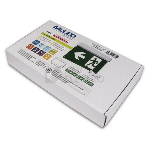 Obrázek produktu Nouzové svítidlo McLED ML-462.003.68.0 Sign P 2W 6000K 3h 7
