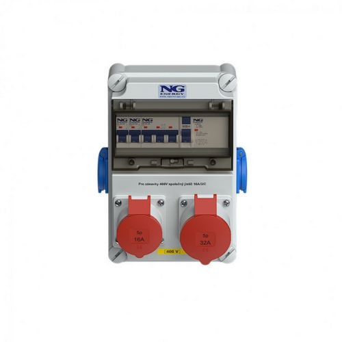 Zásuvková skříň nástěnná SC 53 5624 E.01 jištěná s chráničem