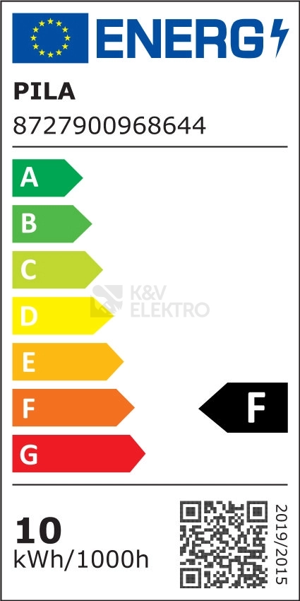 Obrázek produktu LED žárovka E27 PILA A60 FR 10W (75W) neutrální bílá (4000K) 1