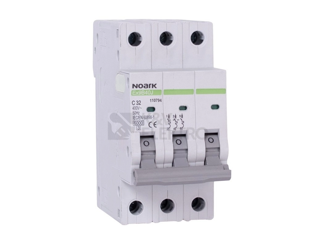 Obrázek produktu Úzký jistič NOARK EX9B40J 3P B20 110748 0