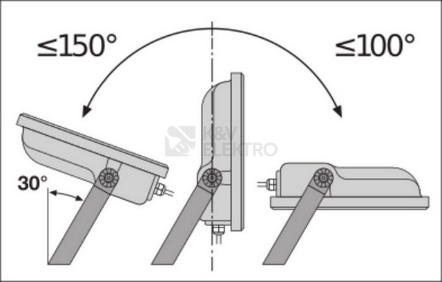 Obrázek produktu LED reflektor LEDVANCE FLOODLIGHT bílý 10W 1100lm 3000K teplá bílá IP65 1