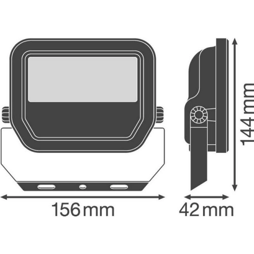 LED reflektor LEDVANCE FLOODLIGHT bílý 20W 2200lm 3000K teplá bílá IP65 (obrázek 6)