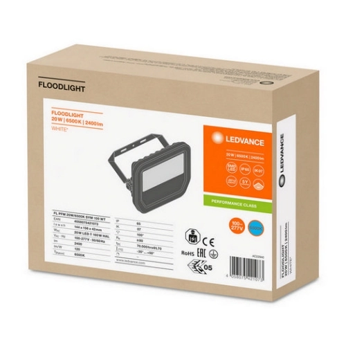 LED reflektor LEDVANCE FLOODLIGHT bílý 20W 2400lm 6500K studená bílá IP65 (obrázek 5)