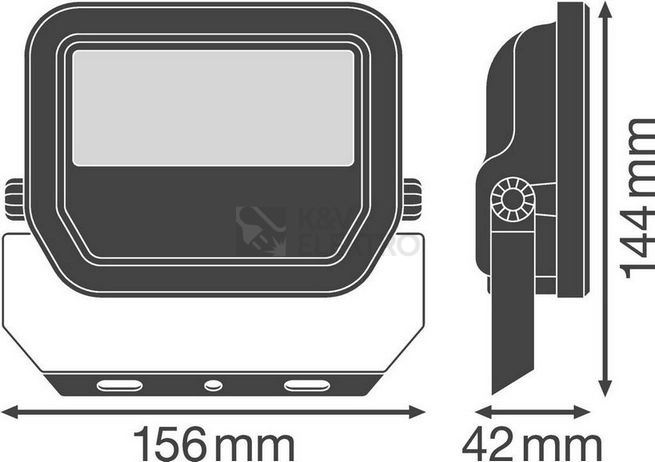 Obrázek produktu LED reflektor LEDVANCE FLOODLIGHT bílý 20W 2400lm 6500K studená bílá IP65 5