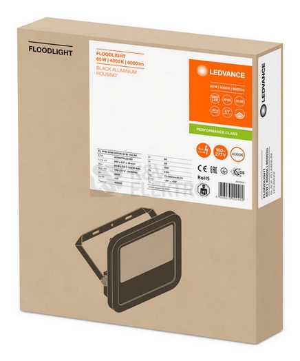 Obrázek produktu LED reflektor LEDVANCE FLOODLIGHT 65W 8000lm 4000K neutrální bílá IP65 9