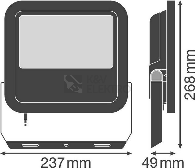 Obrázek produktu LED reflektor LEDVANCE FLOODLIGHT 65W 8000lm 4000K neutrální bílá IP65 5