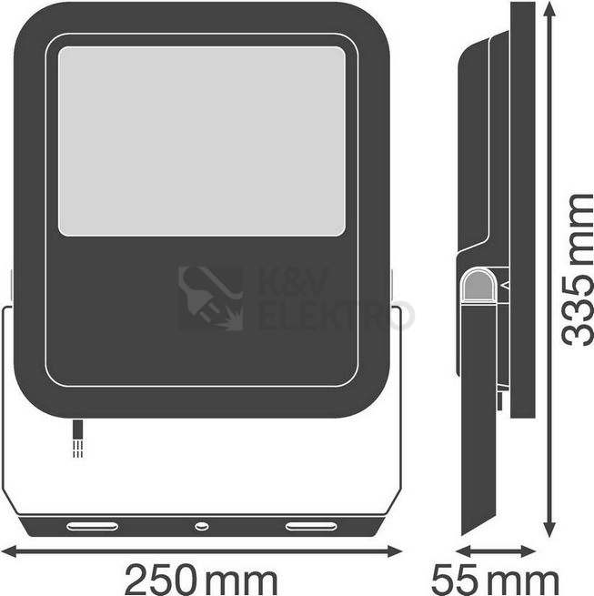Obrázek produktu LED reflektor LEDVANCE FLOODLIGHT 80W 10000lm 4000K neutrální bílá IP65 10