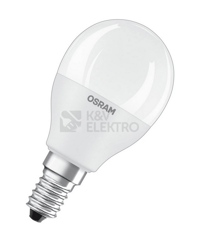 Obrázek produktu LED žárovka E14 OSRAM STAR+ CL P 4,9W (40W) s dálkovým ovladačem RGBW (teplá bílá 2700K) stmívatelná 5