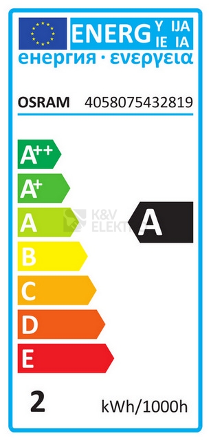 Obrázek produktu LED žárovka do lednice E14 OSRAM 1,6W (5W) teplá bílá (2400K) 3