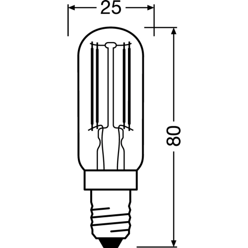LED žárovka do lednice E14 OSRAM 5,9W (60W) teplá bílá (2700K) (obrázek 4)