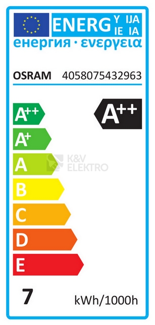 Obrázek produktu LED žárovka do lednice E14 OSRAM 6,5W (55W) teplá bílá (2700K) 2