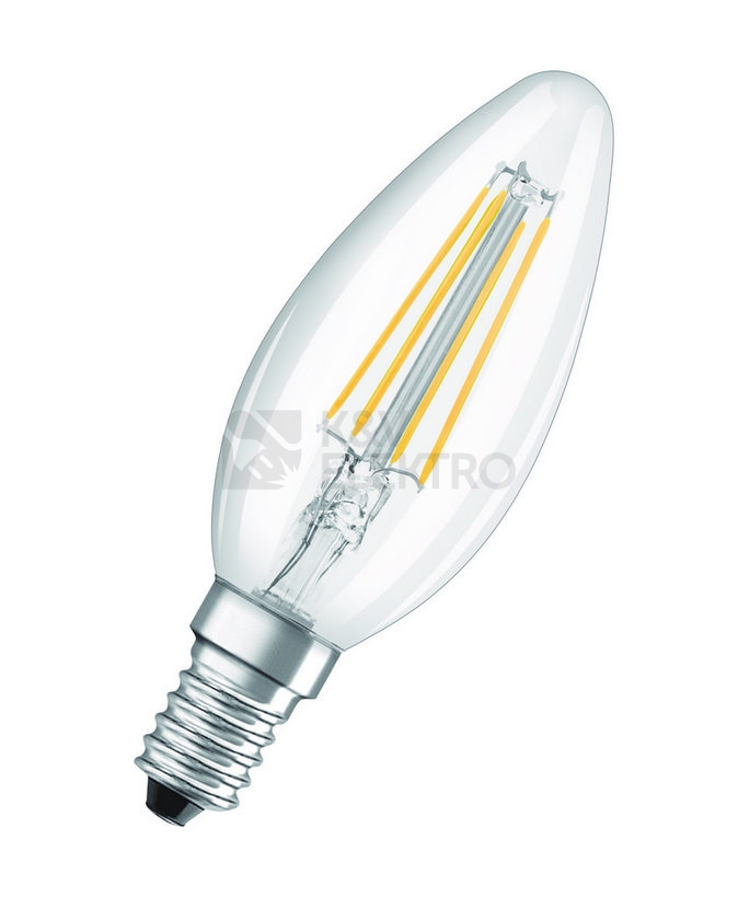 Obrázek produktu LED žárovka E14 OSRAM VALUE CL B FIL 4W (40W) teplá bílá (2700K) svíčka 0