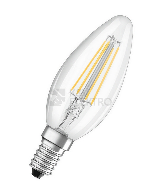 Obrázek produktu LED žárovka E14 OSRAM VALUE CL B FIL 4W (40W) teplá bílá (2700K) svíčka 3