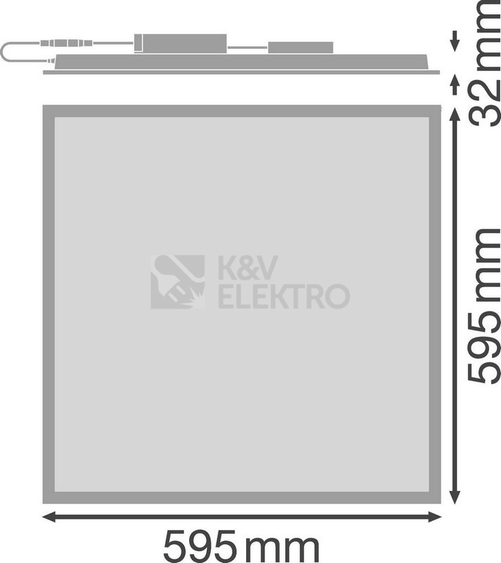 Obrázek produktu LED panel LEDVANCE Performance 600x600mm 30W/4000K neutrální bílá UGR<19 2