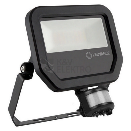  LED reflektor s pohybovým čidlem LEDVANCE FLOODLIGHT černý 20W 2200lm 3000K teplá bílá IP65