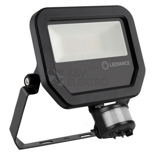 Obrázek produktu  LED reflektor s pohybovým čidlem LEDVANCE FLOODLIGHT černý 20W 2200lm 3000K teplá bílá IP65 0