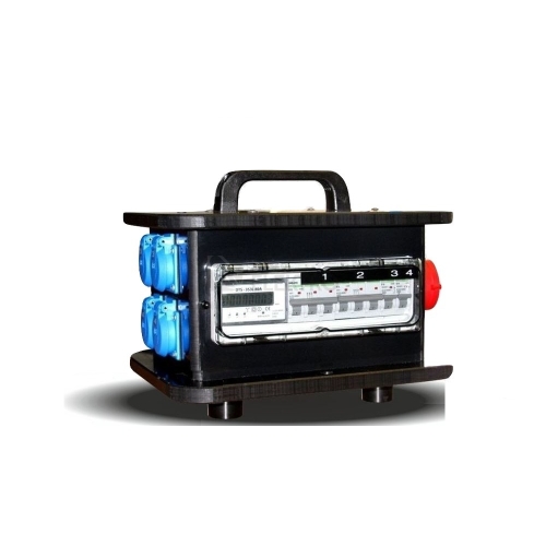Přenosný staveništní rozvaděč s elektroměrem KPB-351-P32