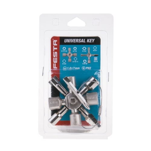 Klička na zámky rozvaděčů univerzální Festa 17456