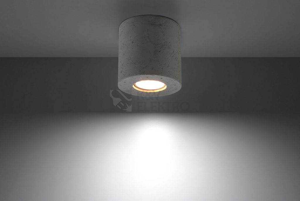 Obrázek produktu Stropní svítidlo SOLLUX Orbis GU10 1x40W bez zdroje SL.0488 beton 2