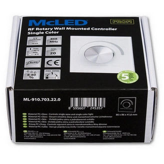 RF otočný nástěnný ovladač McLED ML-910.703.22.0 (obrázek 7)