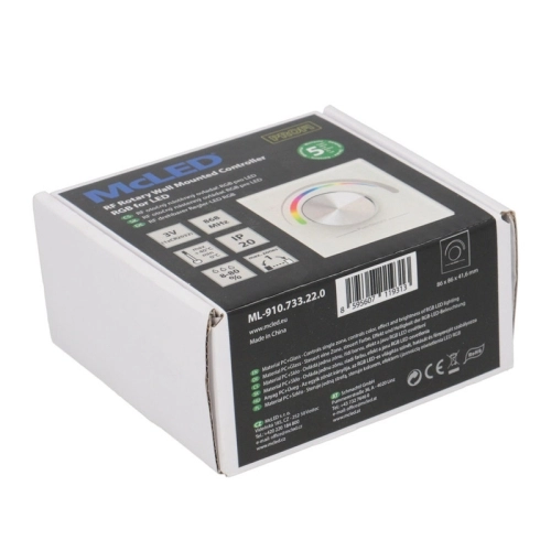 RF otočný nástěnný ovladač RGB McLED ML-910.733.22.0 (obrázek 6)