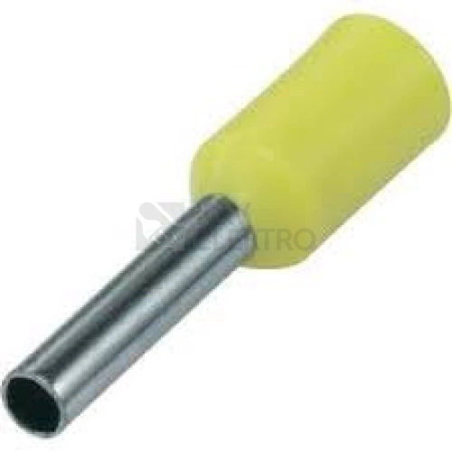 Lisovací dutinky žluté DI 1,0-8 průřez 1mm2 délka 8mm (100ks)