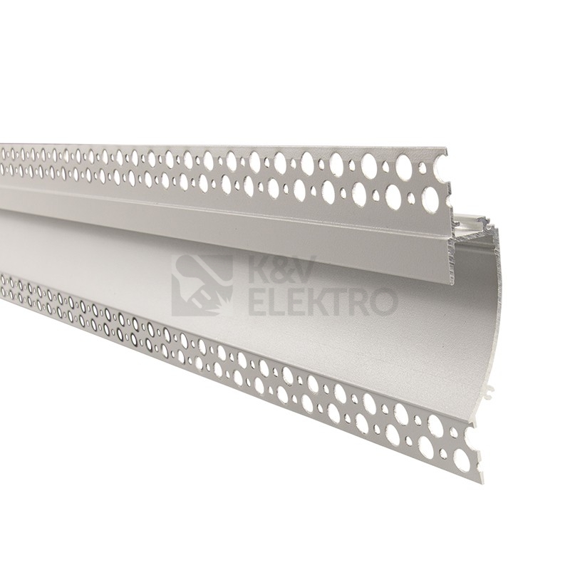Obrázek produktu Vestavný hliníkový profil McLED AN pro sádrokarton 19x96mm včetně mléčného difuzoru 1m ML-761.041.43.1 4