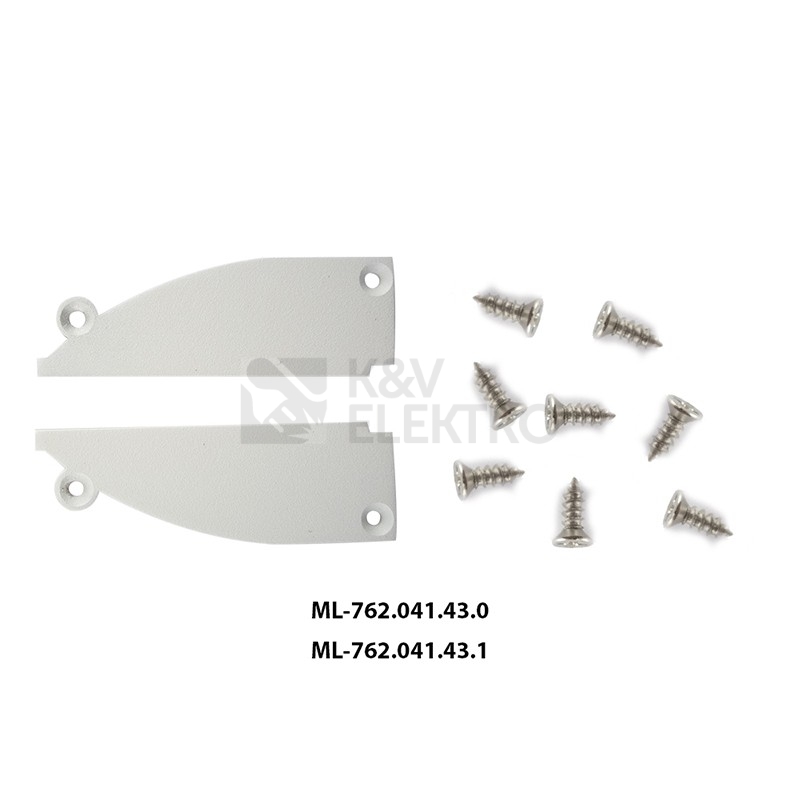 Obrázek produktu Vestavný hliníkový profil McLED AN pro sádrokarton 19x96mm včetně mléčného difuzoru 1m ML-761.041.43.1 5