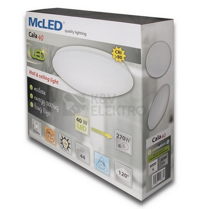 Obrázek produktu LED svítidlo McLED Cala 40 40W 4000K IP44 ML-411.232.32.0 2