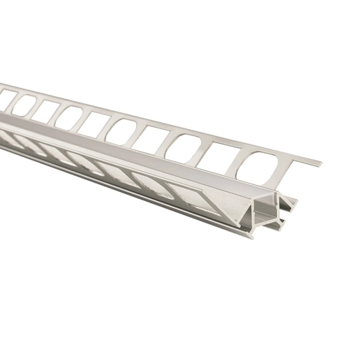 Hliníkový profil McLED DR pro obklady a dlažbu 56x22mm včetně mléčného difuzoru 2m ML-761.044.43.2