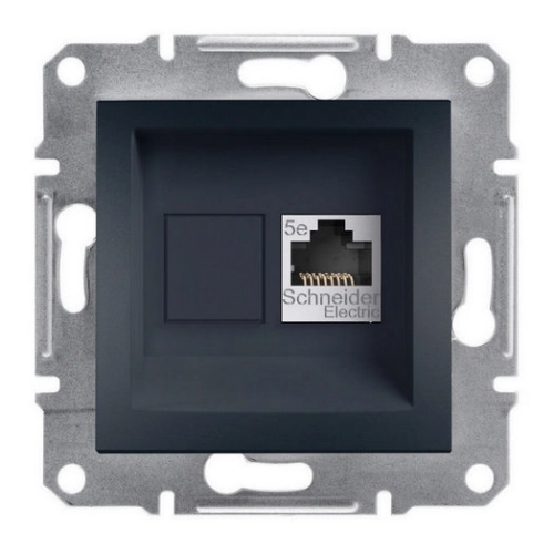 Schneider Electric Asfora datová zásuvka RJ45 kat.5e UTP antracit EPH4300171 (obrázek 3)