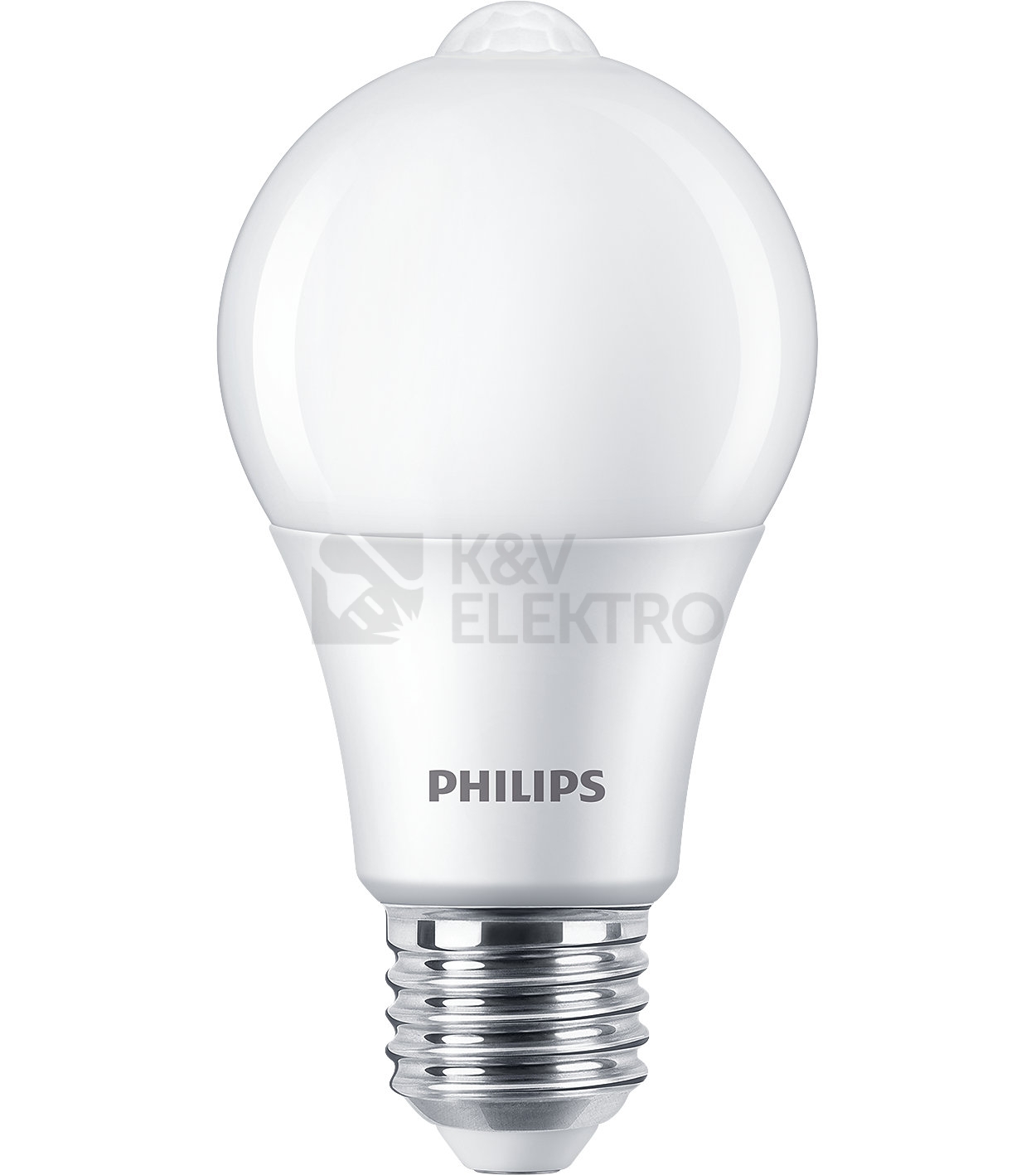 Obrázek produktu LED žárovka E27 Philips A60 8W (60W) teplá bílá (2700K) s pohybovým čidlem 0