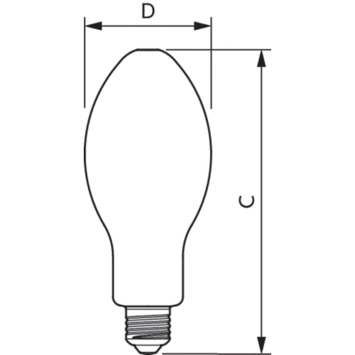 LED žárovka E27 Philips TrueForce Core HPL 18W (160W-směs/50W-sodík/80W-rtuť) neutrální bílá (4000K) (obrázek 4)