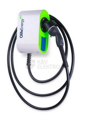 Obrázek produktu Nabíjecí stanice OLIFE Wallbox T2K s rovným kabelem Type2 BASE 0