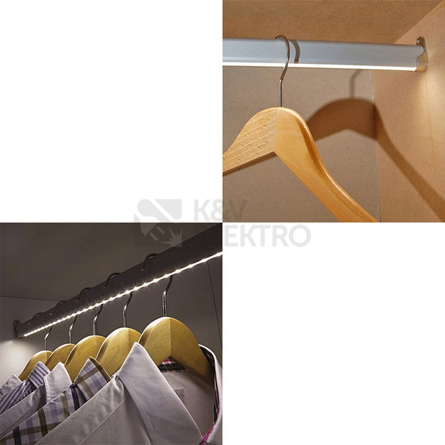 Obrázek produktu Kovový boční úchyt profilu McLED ZE chrom ML-762.402.02.0 1