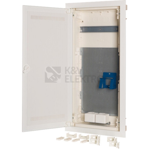 Multimediální rozvodnice pod omítku EATON KLV-48UPM-W-F pro WiFi bílé plastové dveře s perforací