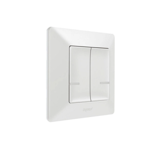 Legrand Valena Life with Netatmo bezdrátový spínač dvojitý bílá 752187 (obrázek 4)