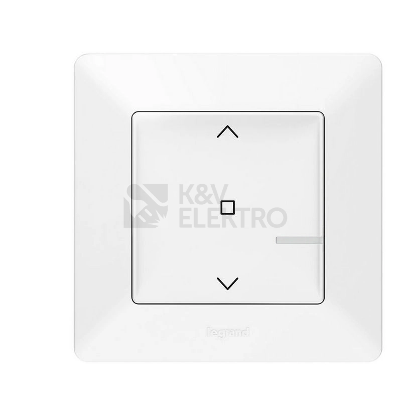 Obrázek produktu Legrand Valena Life with Netatmo bezdrátový žaluziový spínač bílá 752191 0