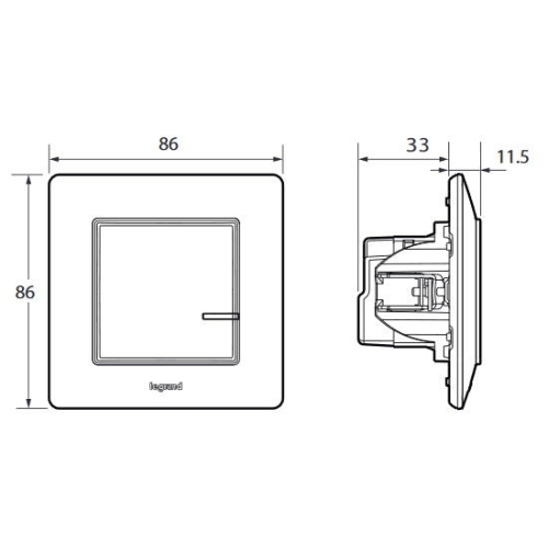 Legrand Valena Life with Netatmo spínač/stmívač hliník 752384