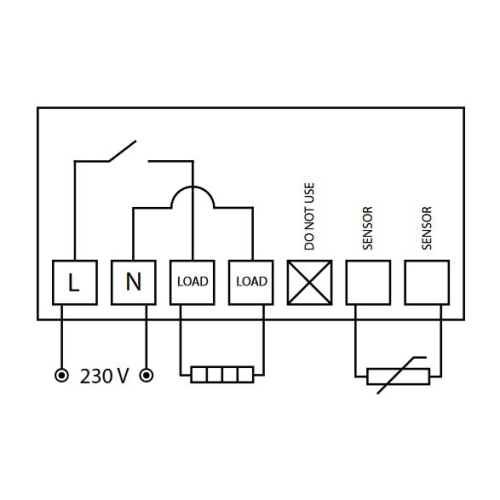 Termostat pro podlahové vytápění EBECO EB-55