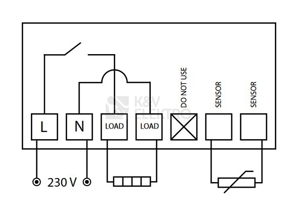 Obrázek produktu Termostat pro podlahové vytápění EBECO EB-55 3