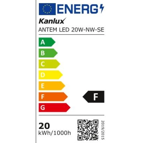 LED reflektor s čidlem Kanlux ANTEM LED 20W-NW-SE B IP44 33206 (obrázek 6)