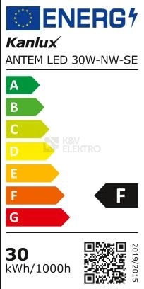 Obrázek produktu LED reflektor s čidlem Kanlux ANTEM LED 30W-NW-SE B IP44 33207 5