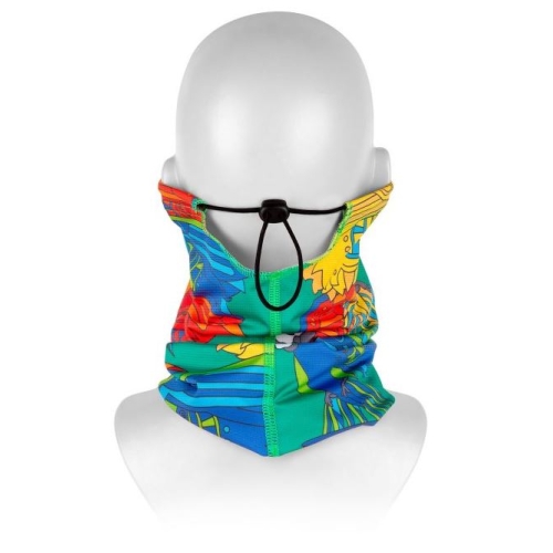 Respilon dětský antivirový šátek R shield Light Parrot nákrčník