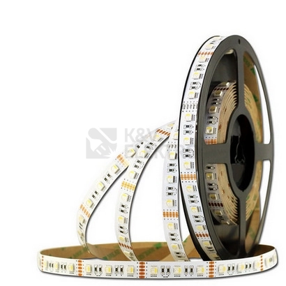Obrázek produktu LED pásek McLED 12V RGBW WW teplá bílá 12mm IP20 19,2W/m ML-123.635.60.0 (5m) 5
