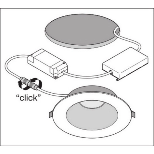 LED podhledové svítidlo LEDVANCE Downlight UGR<19 195mm 21W 3000K teplá bílá IP54 (obrázek 7)